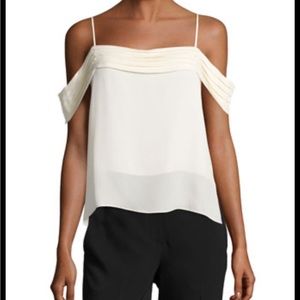 Off the shoulder ivory top